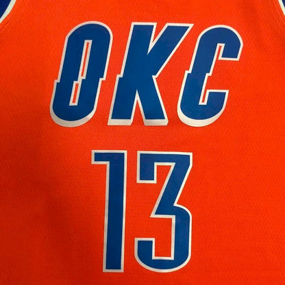 Camisa Paul George Laranja Swingman Masculina – Edição Statement