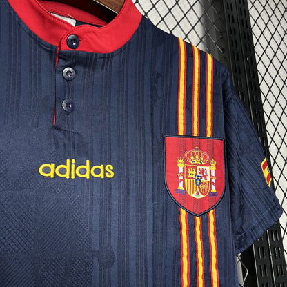 Camisa reserva retrô da Espanha de 1996