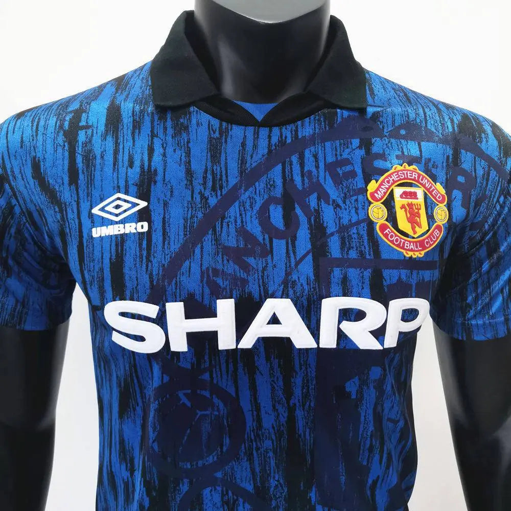 Camisa retrô reserva do Manchester United 1992/93
