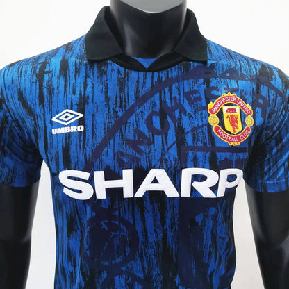 Camisa retrô reserva do Manchester United 1992/93