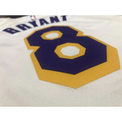 Camisa Kobe Bryant 8 branca masculina versão jogador