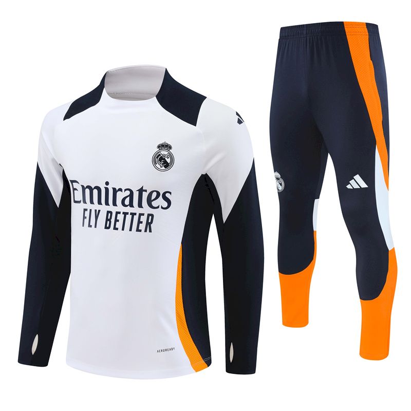 Suéter e calça adulto com zíper médio Real Madrid 2024/25 14001