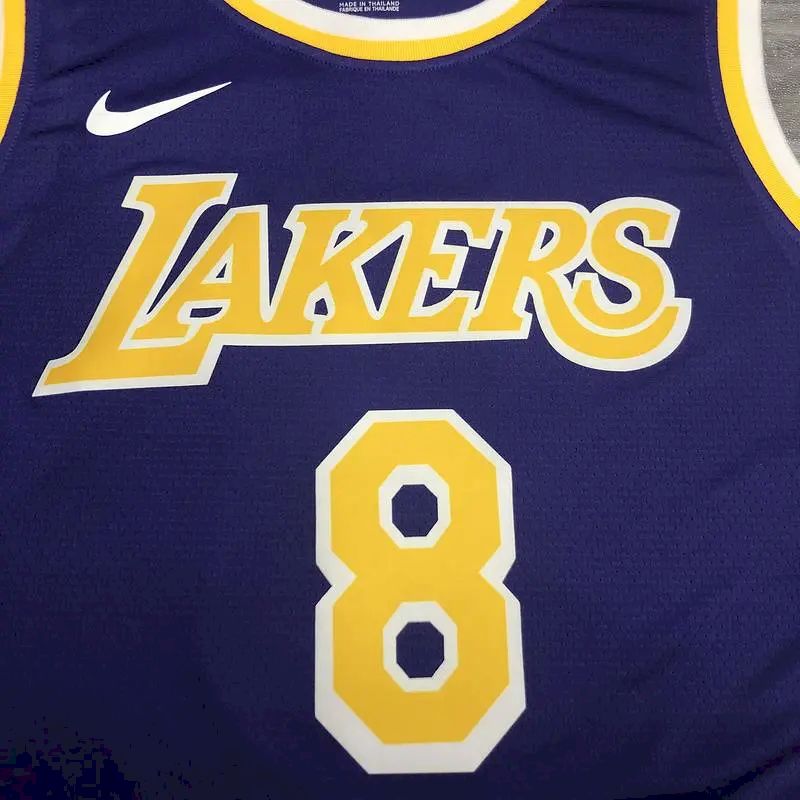Camisa Kobe Bryant Masculina Roxa Versão Jogador – Edição Clássica Retro