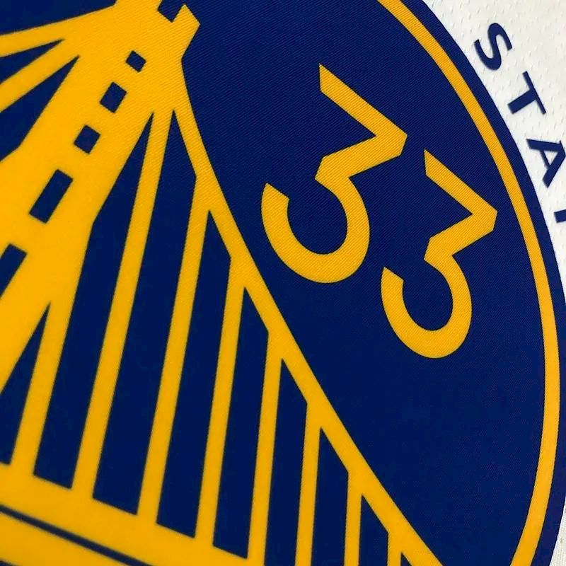 Camisa James Wiseman Branca Masculina – Edição de 75º Aniversário