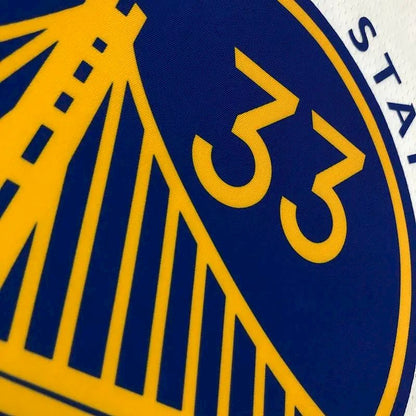 Camisa James Wiseman Branca Masculina – Edição de 75º Aniversário