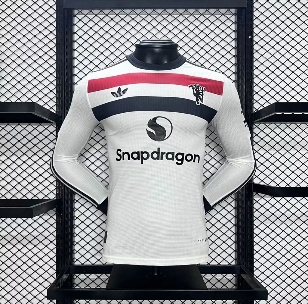 Men's Manchester United 2024/25 Third Long Sleeves Jersey Player Version
