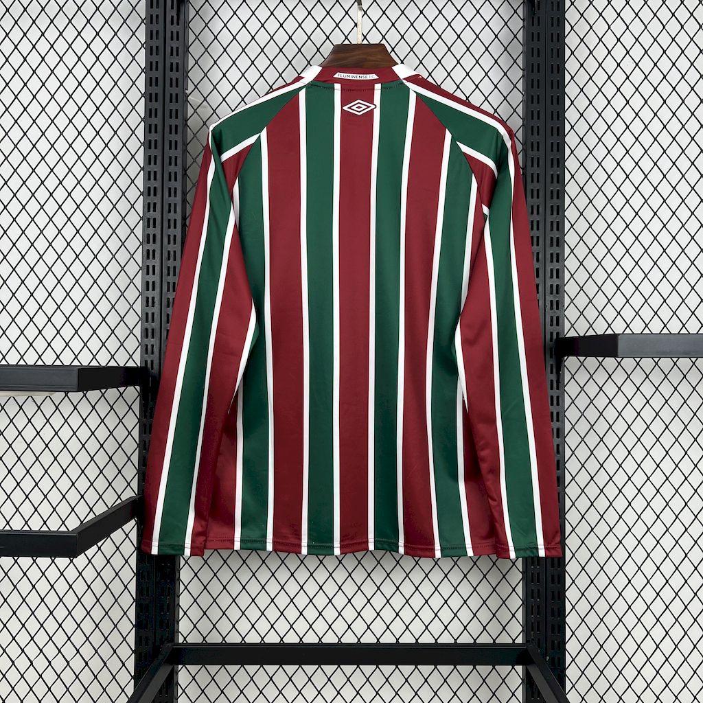 Men's Fluminense 2025/26 Home Long Sleeve Jersey