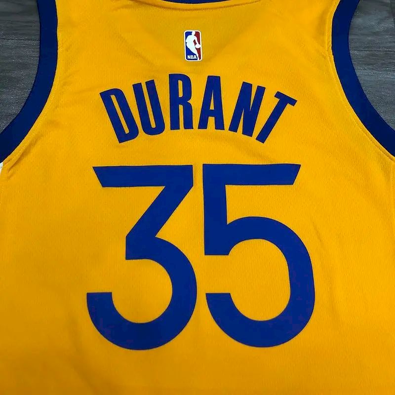 Camisa Kevin Durant Masculina Amarela Versão Jogador – Edição Statement