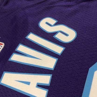 Camisa masculina roxa Anthony Davis Team – Edição City do 75º aniversário