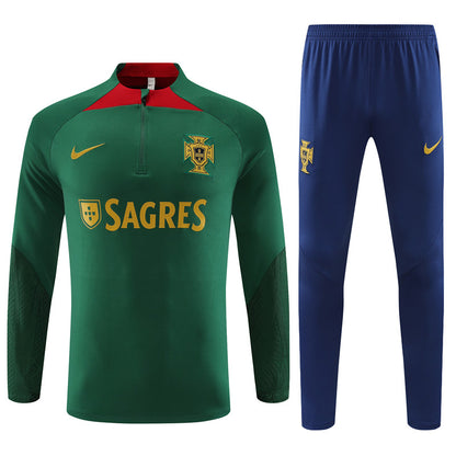 Camisola e Calça Adulto Portugal 2024/25 Meio Fecho 14001