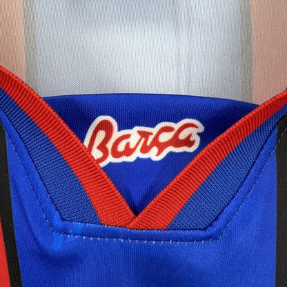Camisa retrô de mangas compridas do Barcelona 1995/97 Home