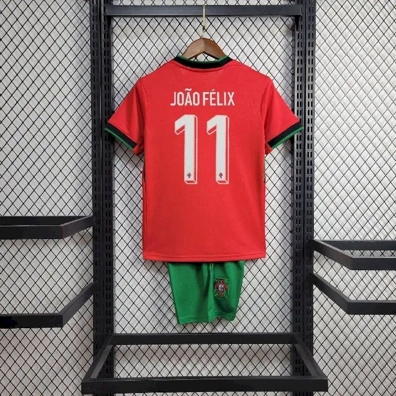 Kids Portugal 2024/25 Home Kit