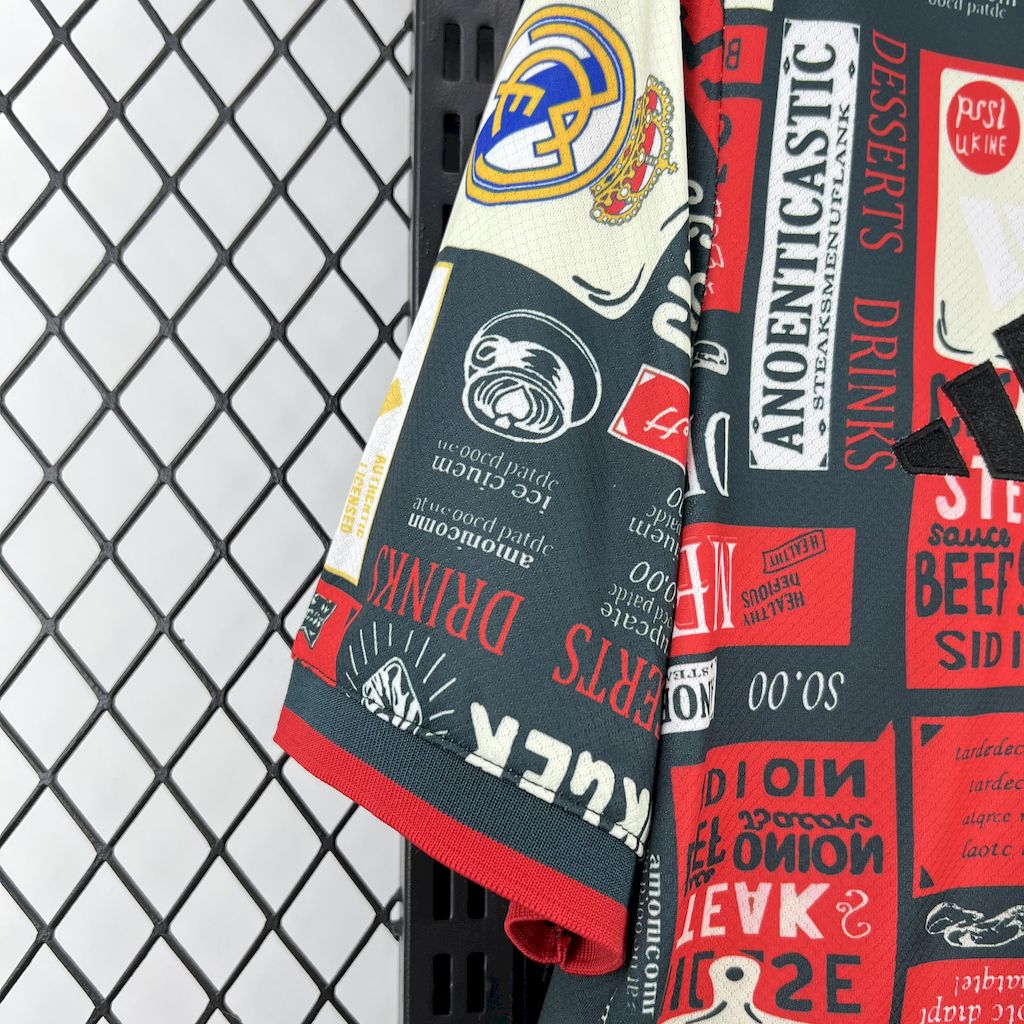 Real Madrid 2025/26 Doodle Board Jersey