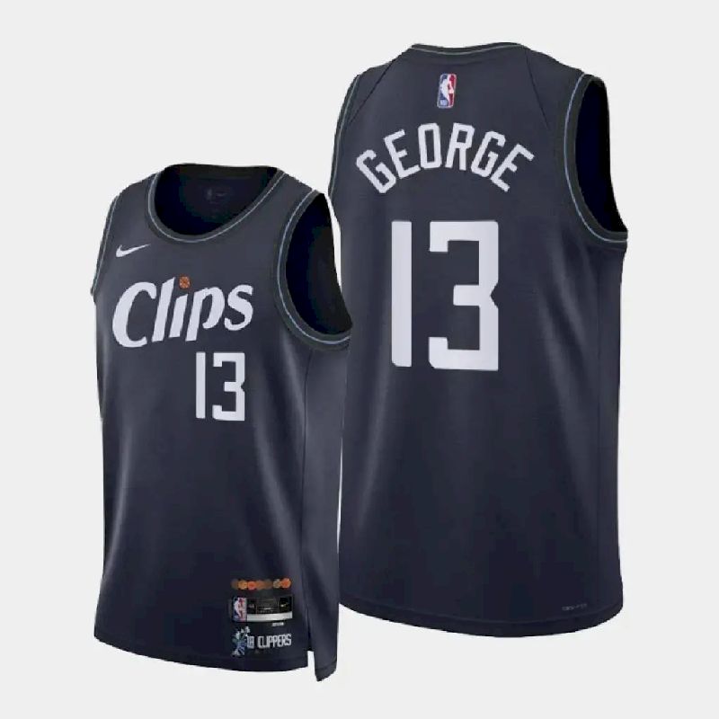 Camisa Paul George Azul Masculina 2024 – Edição City