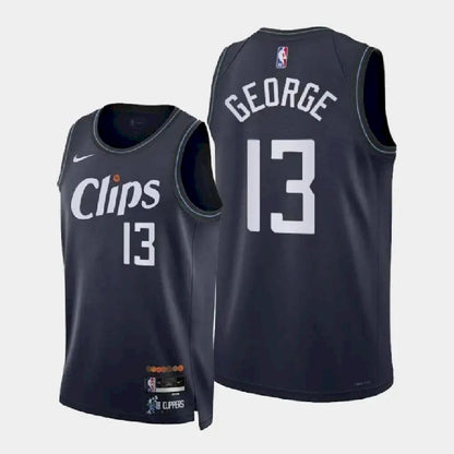 Camisa Paul George Azul Masculina 2024 – Edição City