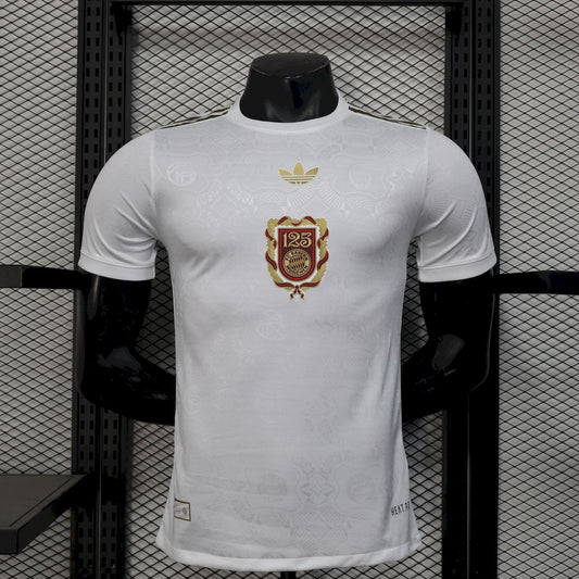 Bayern Munich 2024/25 Anniversary Tee White Jersey Player Version