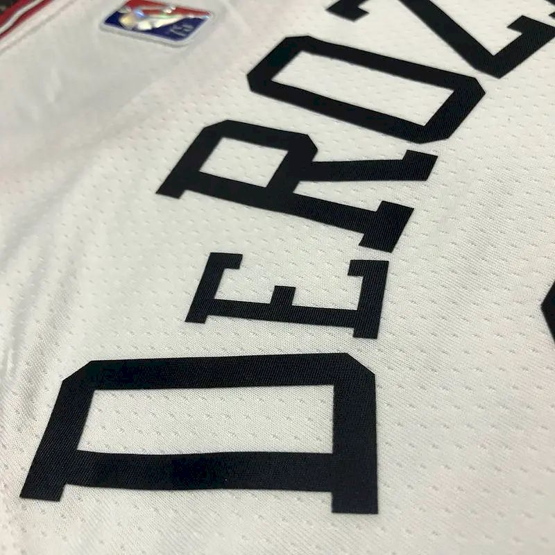 Camisa Masculina Demar DeRozan Branca – Edição de 75º Aniversário