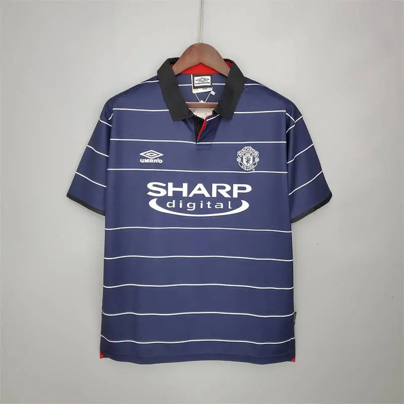 Camisa retrô reserva do Manchester United 1999/00