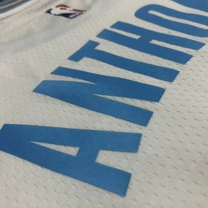 Men’s Carmelo Anthony White Player Version Jersey – City Edition