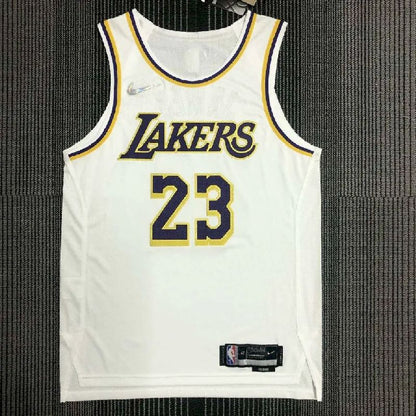 Men’s LeBron James White Team Jersey – Authentic Edition