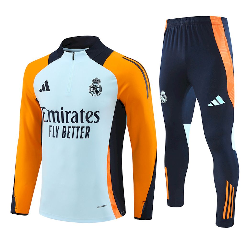 Suéter e calça adulto com zíper médio Real Madrid 2024/25 14001