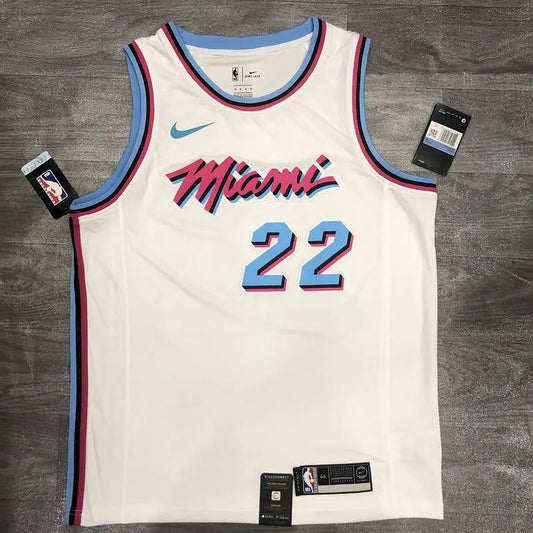 Camisa Jimmy Butler Masculina Branca Versão Jogador – Edição Clássica Retro