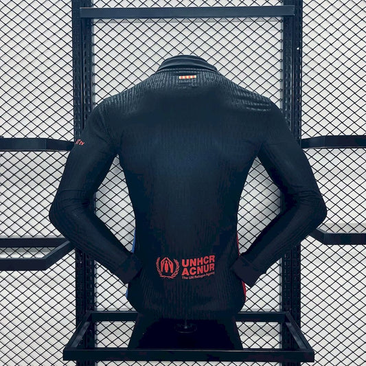 Camisa Barcelona II 2024/25 de manga comprida, versão jogador