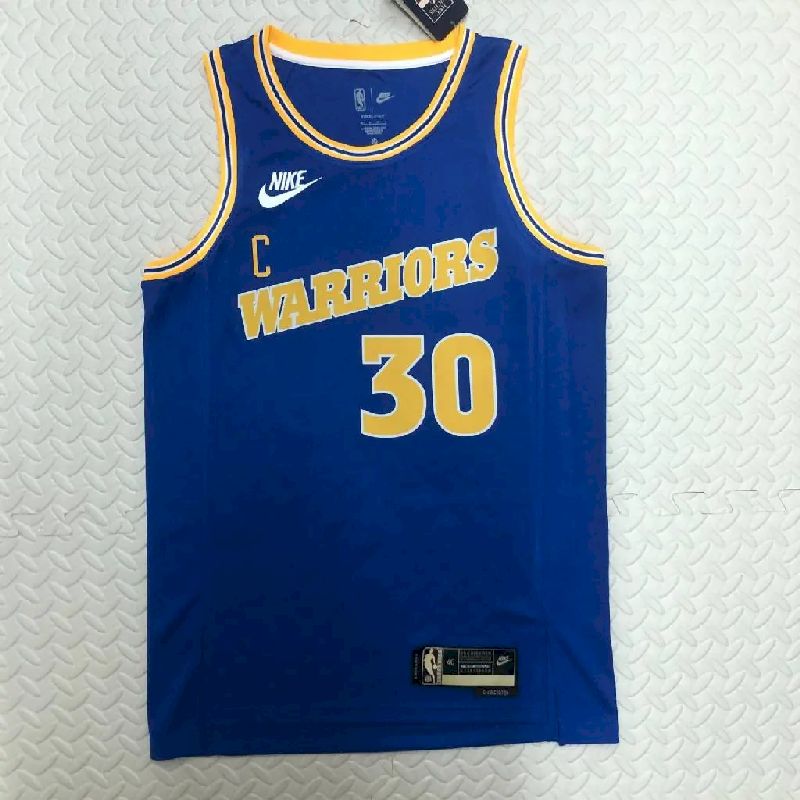 Camisa Stephen Curry Azul Retro Masculina
