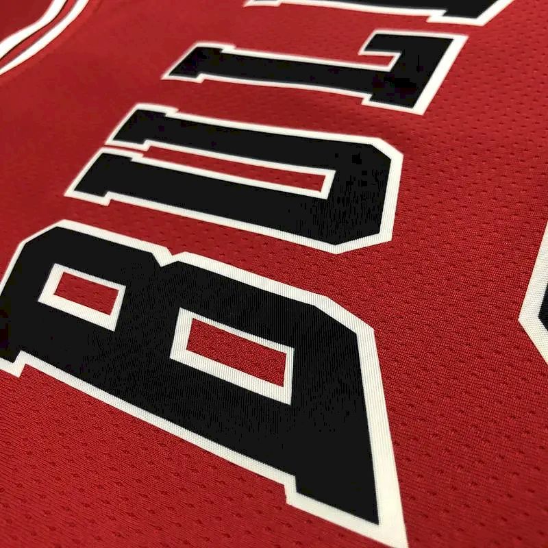 Camisa Scottie Pippen Masculina Vermelha Versão Jogador – Edição Clássica
