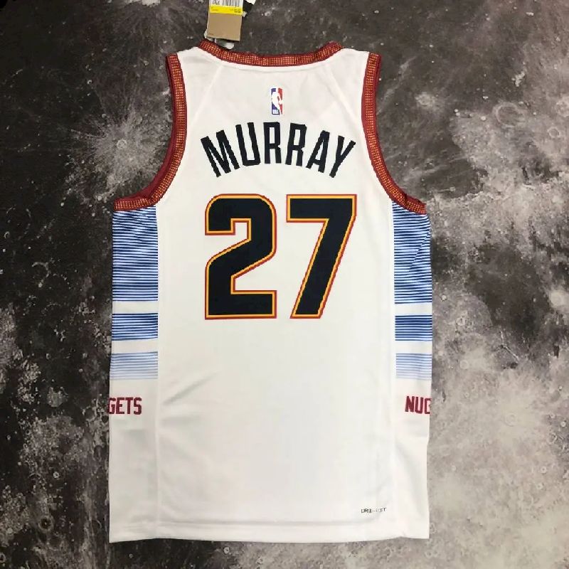 Camisa Jamal Murray Branca Masculina – Edição Cidade