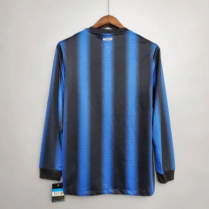 Camisa retrô de mangas compridas Inter de Milão 2010/11
