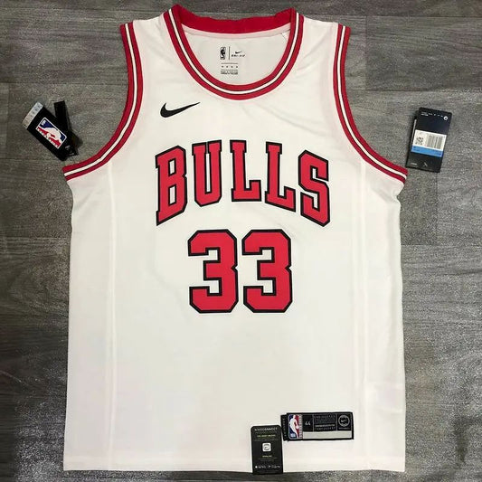 Camisa Scottie Pippen Masculina Branca Versão Jogador – Edição Clássica