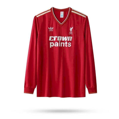 Camisa retrô de mangas compridas do Liverpool 1985/87 Home