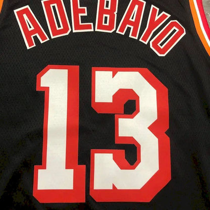 Camisa masculina Bam Adebayo Black Classics Swingman Player Version
