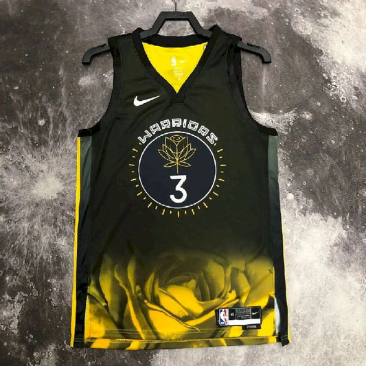 Camisa JordanPoole preta masculina da equipe – edição City