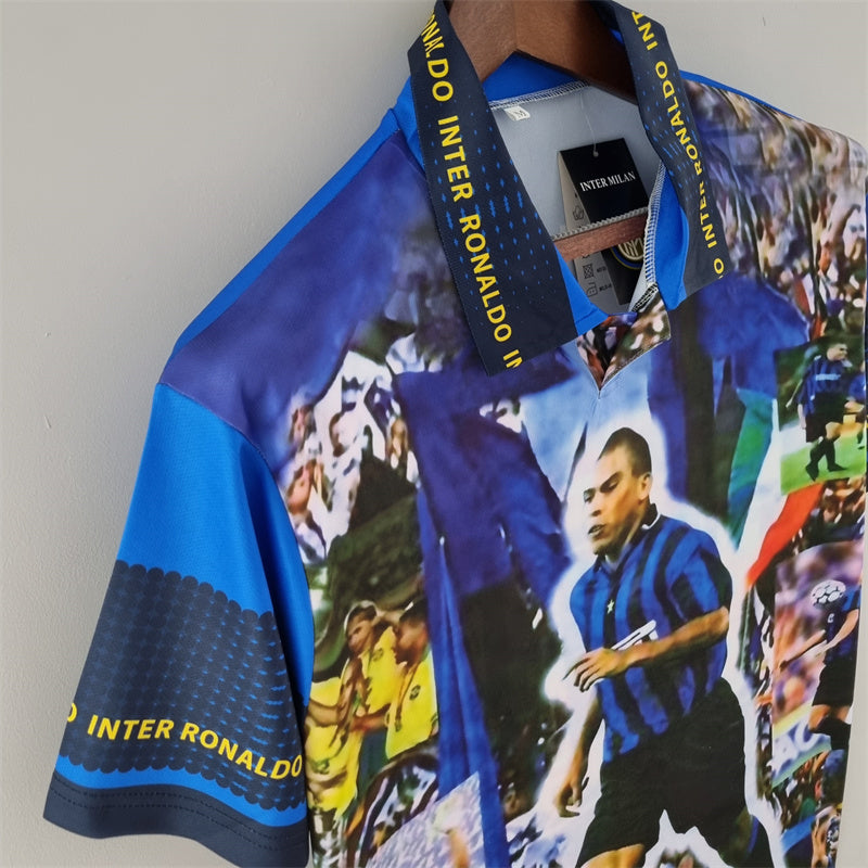 Camisa retrô Ronaldo Inter de Milão 1997/98
