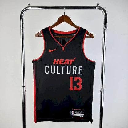 Camisa preta masculina Bam Adebayo 2024 - Edição City