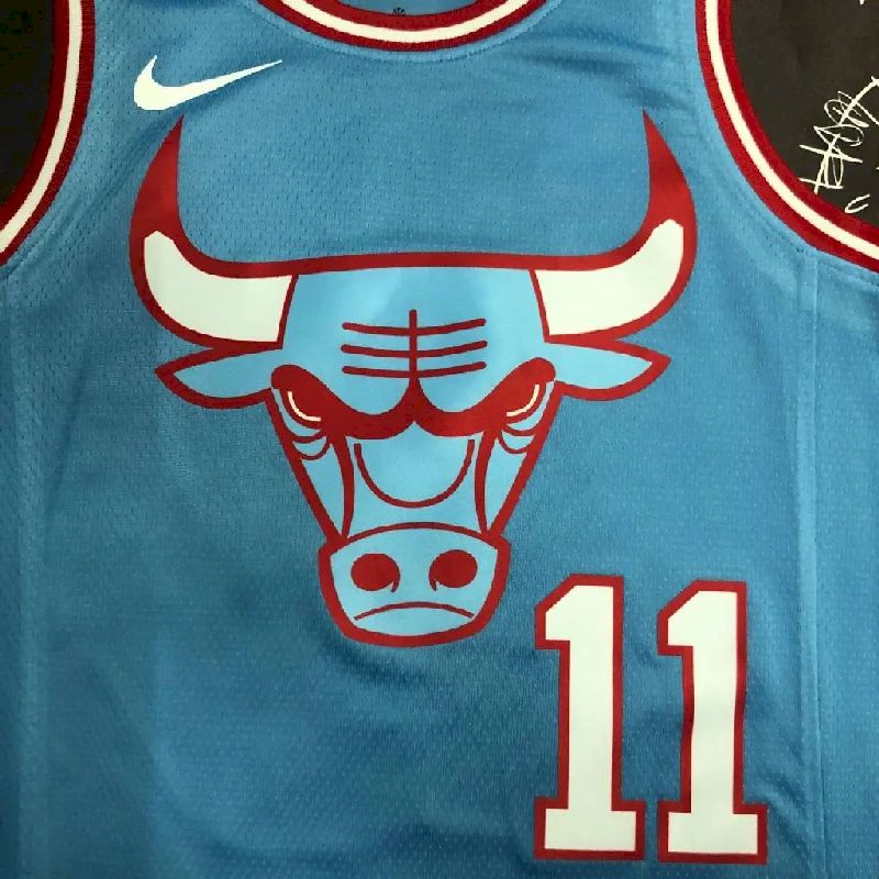 Camisa azul masculina Demar DeRozan Team