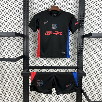 Barcelona 2024/25 Away Travis Scott Edition Kids Kit