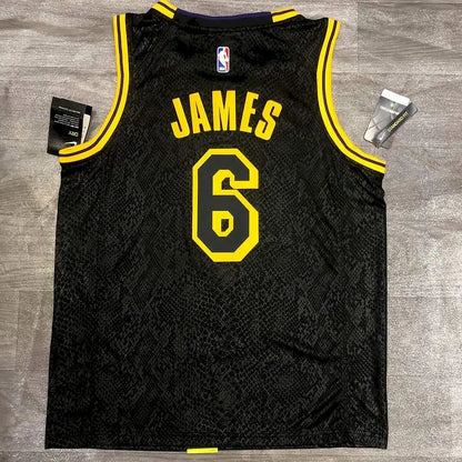 Camisa LeBron James Black Mamba versão masculina de jogador