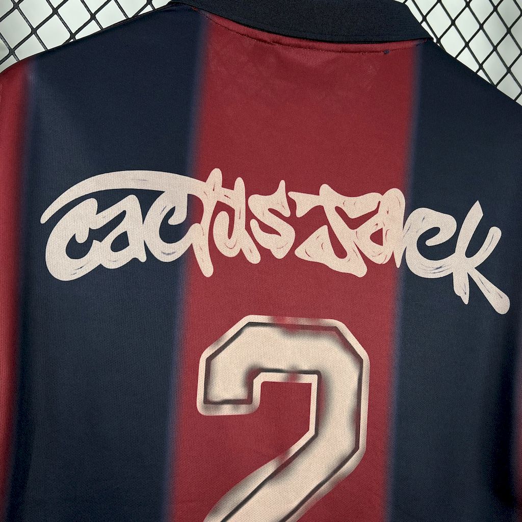 Barcelona 2000/01 Home Retro Skeleton Jersey