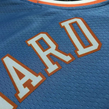 Camisa azul masculina do time Kawhi Leonard – Edição City do 75º aniversário