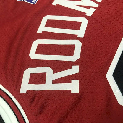 Camisa vermelha masculina Swingman Dennis Rodman – Edição Ícone