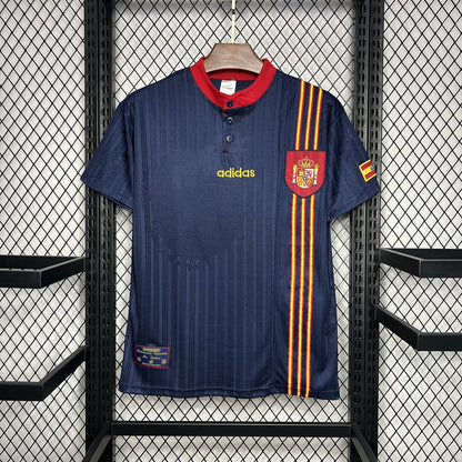 Camisa reserva retrô da Espanha de 1996