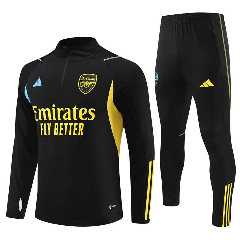 Suéter e calça Arsenal 2023/24 com zíper e meio zíper 14001