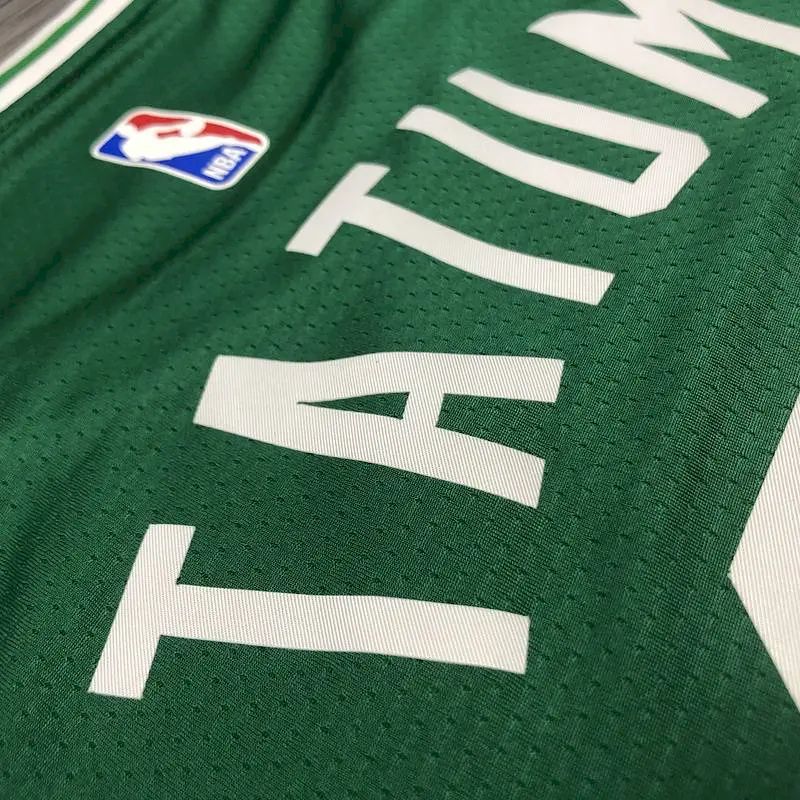 Camisa masculina verde Jayson Tatum versão jogador - Edição Ícone