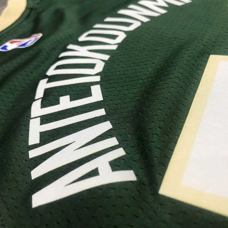 Camisa Swingman Verde Giannis Antetokounmpo Masculina 2020-21 – Edição Ícone