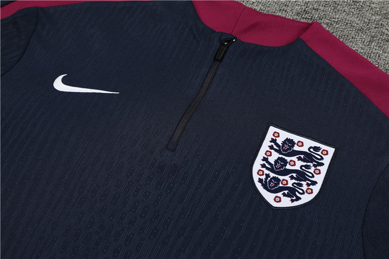 Suéter e calça adulto com zíper parcial Inglaterra 2024/25 14001