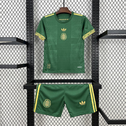 Mexico 2025/26 Gold Green Kids Kit