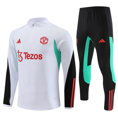 Suéter e calça adulto Manchester United 2023/24 com zíper 14001